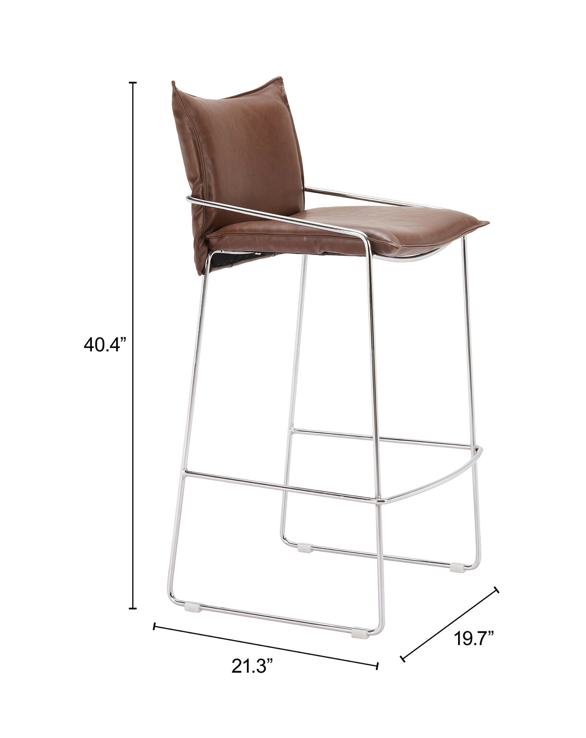Pola Barstool in Brown