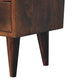 Wynne Walnut Solid Wood Nightstand – 11.8" Nightstand – view 7