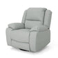 Modern Faux Leather Manual Swivel Recliner (2 Color Options)