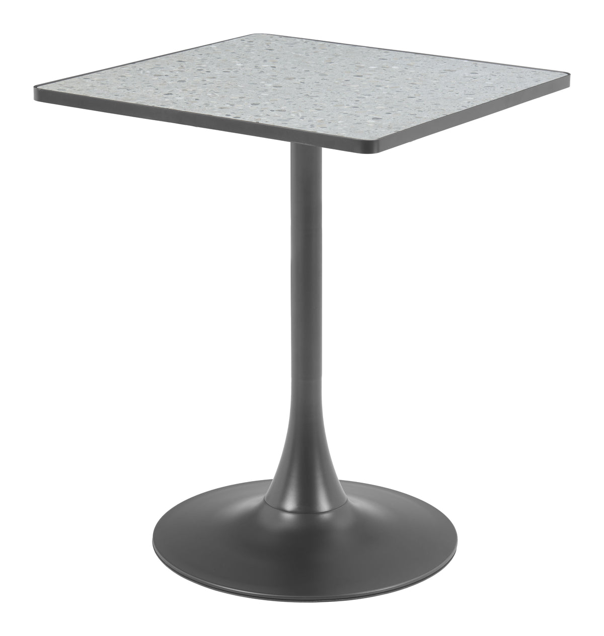 Spot Bistro Table in Gray & Black