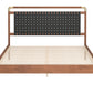 Netz Black & Walnut Queen Bed