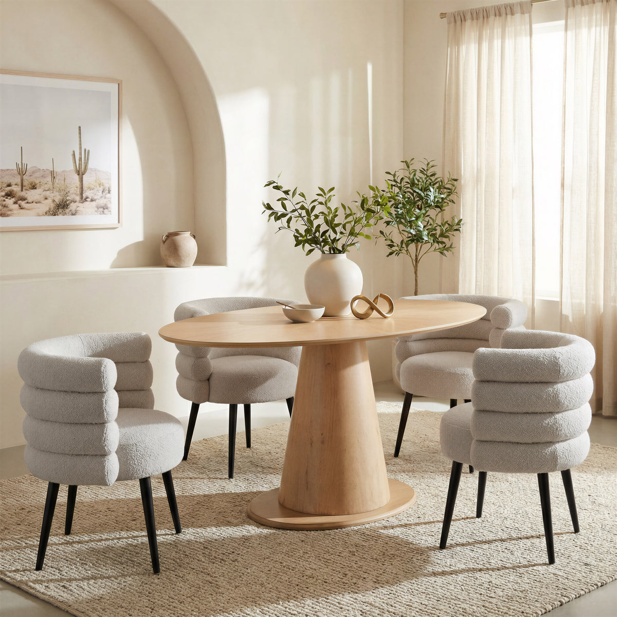 Disque Natural Dining Table