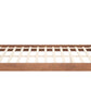 Netz Black & Walnut King Bed