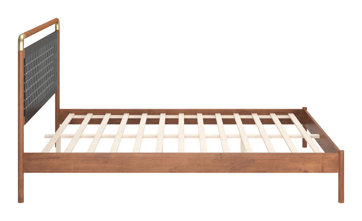 Netz Black & Walnut King Bed