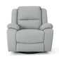 Modern Faux Leather Manual Swivel Recliner (2 Color Options)