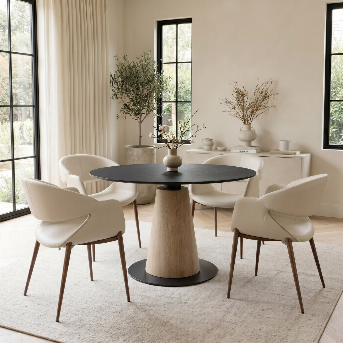 Reno Black Dining Table