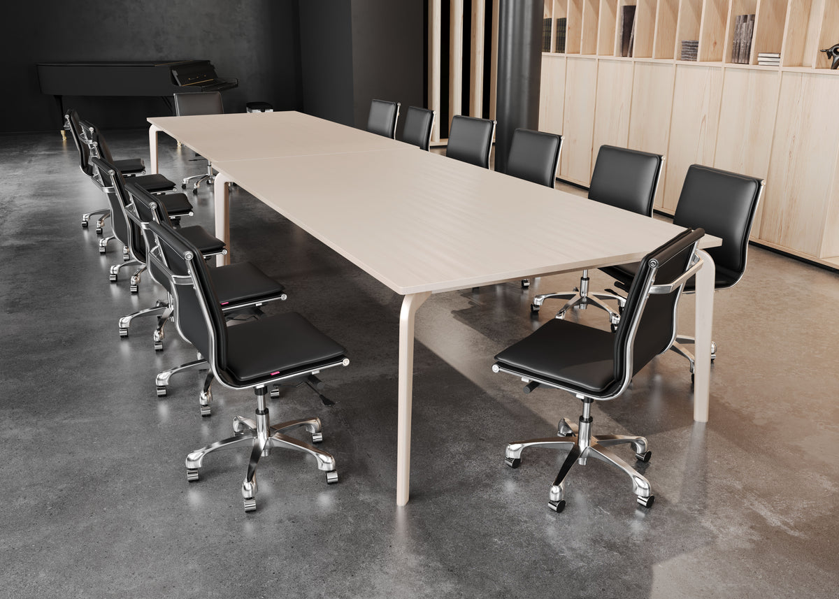 Lider Plus Armless Office Chair in Black