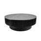 Ysolde Black Solid Wood & MDF Coffee Table – 39.37" Round Coffee Table