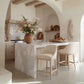Calmo Beige Counter Stool