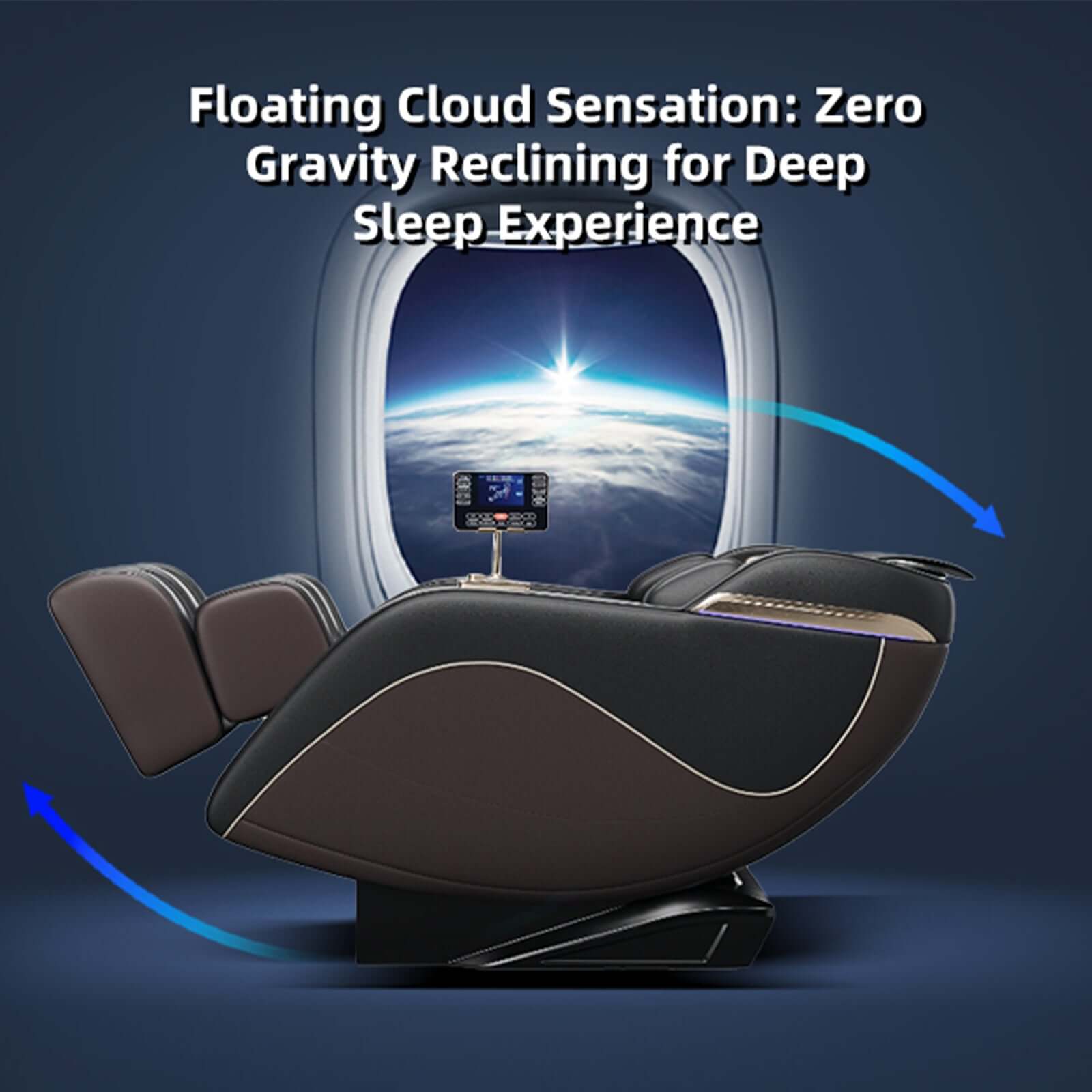 Zero Gravity Massage Chair with SL-Track and Smart Features for a floating cloud sensation and deep sleep experience.