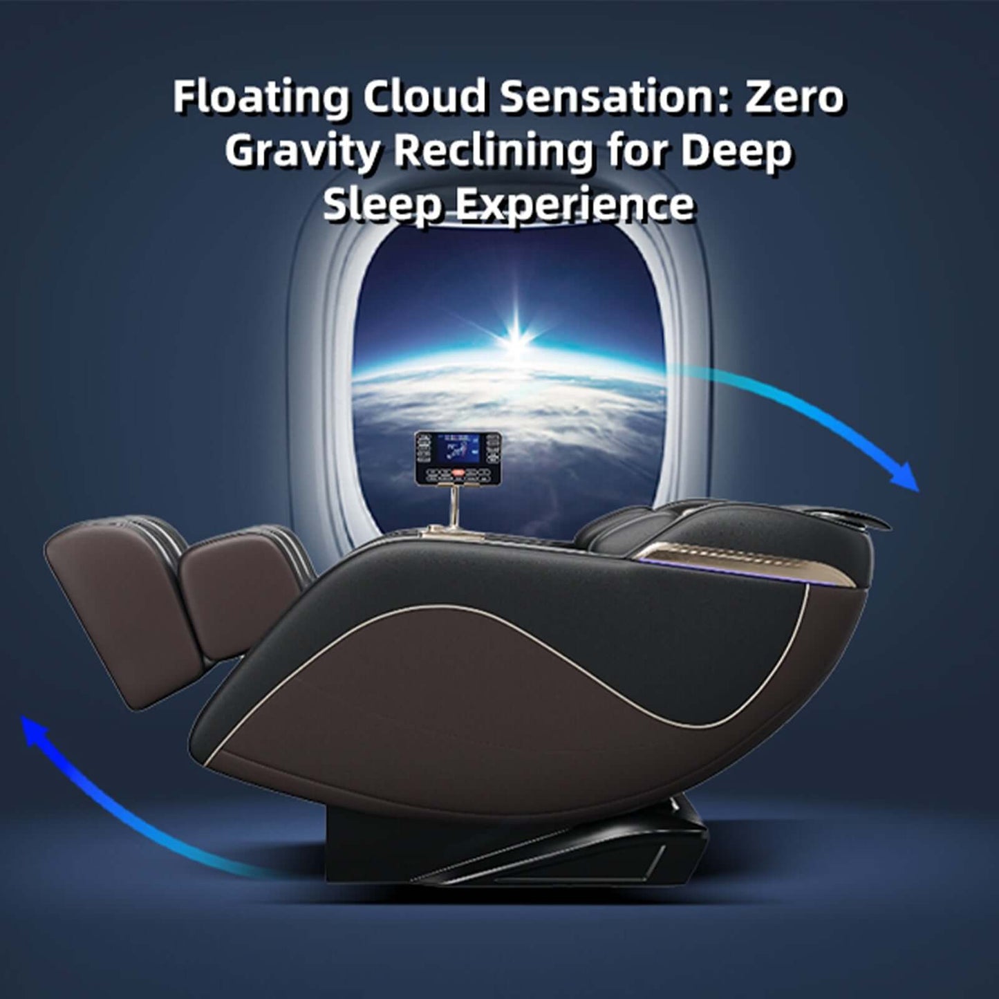Zero Gravity Massage Chair with SL-Track and Smart Features for a floating cloud sensation and deep sleep experience.