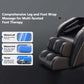 Zero Gravity Massage Chair with SL-Track and Smart Features showcasing comprehensive leg and foot wrap massage.