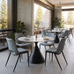 Desi Azure Gray Armless Dining Chair (Set of 2)