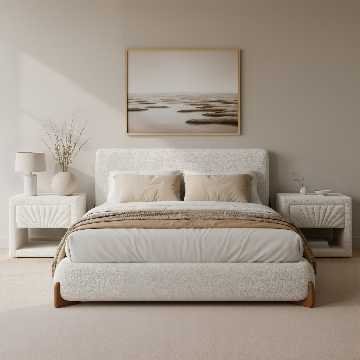 Baris Ivory Nightstand