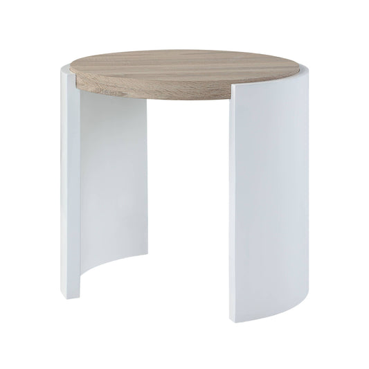 Zoma Oak Synthetic Wood End Table