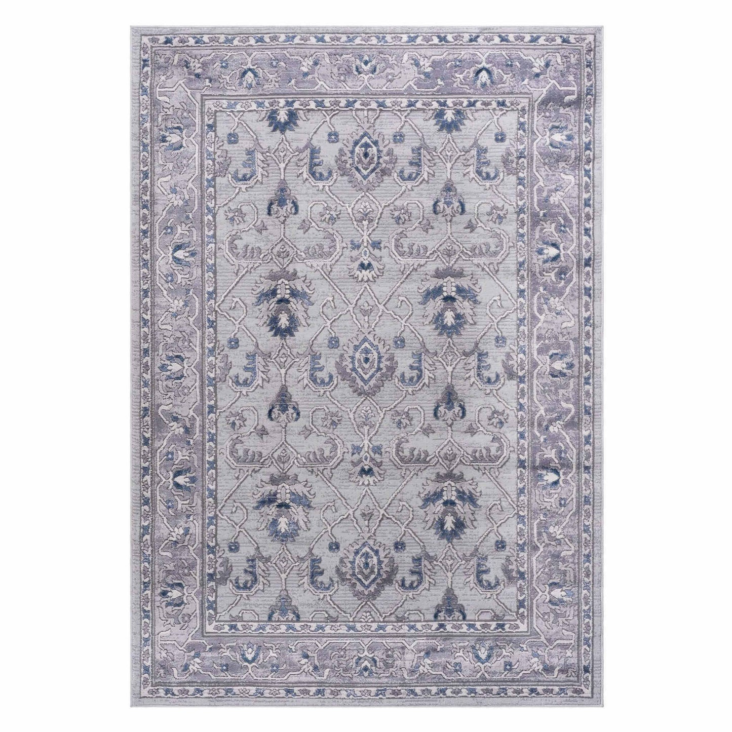Marfi Grey - Blue Rug Size 6'7'' x 9' - Revel Sofa 