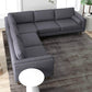 Amber MCM Style Symmetrical Corner Sectional Sofa 103" - Revel Sofa 