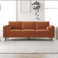 Amber MCM Styled Velvet Sofa Couch 86" - Revel Sofa 