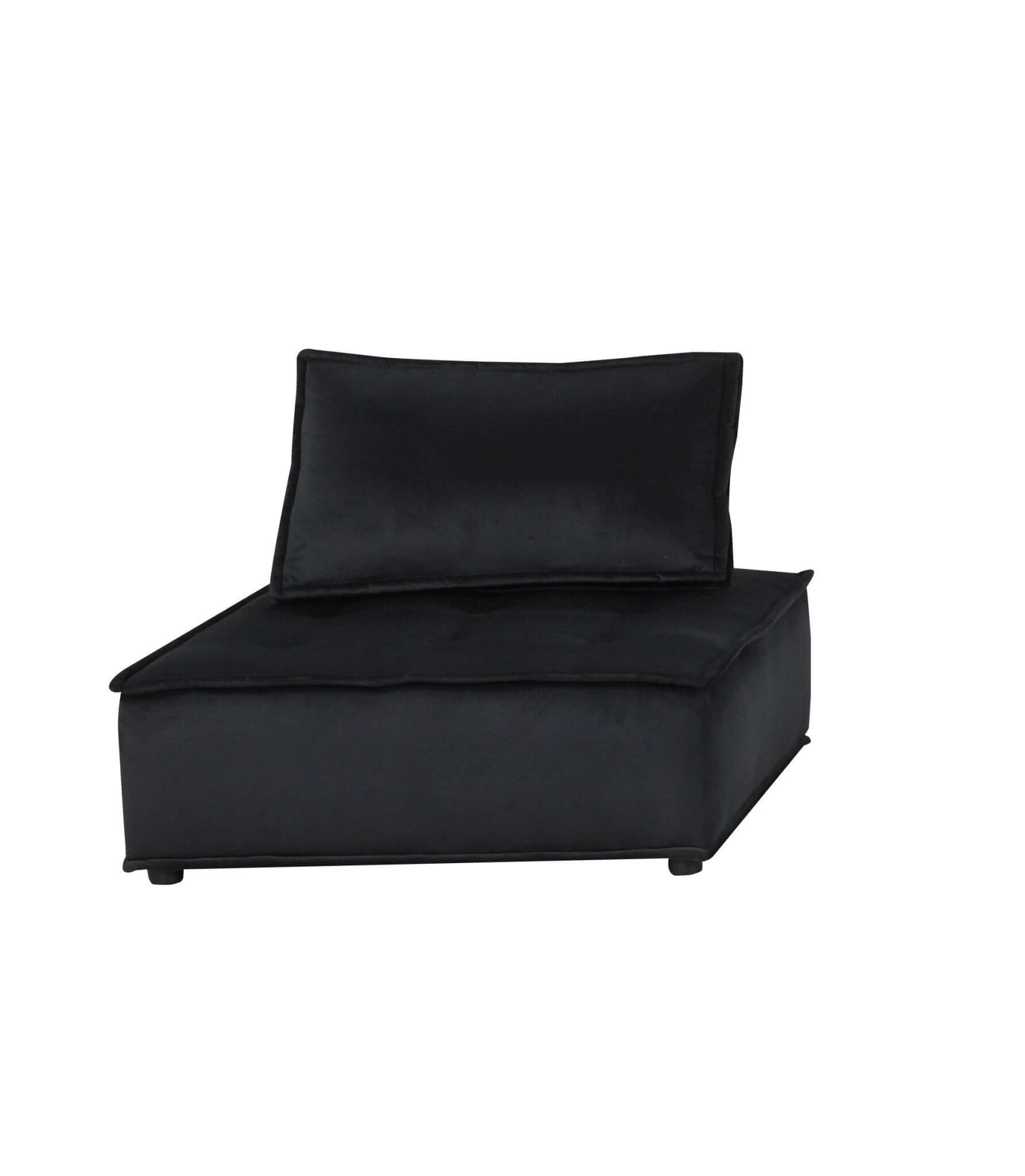 Anna Velvet Modular Sectional Sofa in Gray or Black, Fully Customizable - Revel Sofa 