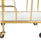 Antalya Swanky Beverage Bar Cart on Wheels - Revel Sofa 