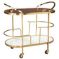 Antalya Swanky Beverage Bar Cart on Wheels - Revel Sofa 