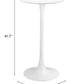 Auray Round Bar Table in Variety of Color Options - Revel Sofa 