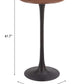 Auray Round Bar Table in Variety of Color Options - Revel Sofa 