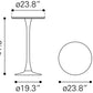 Auray Round Bar Table in Variety of Color Options - Revel Sofa 