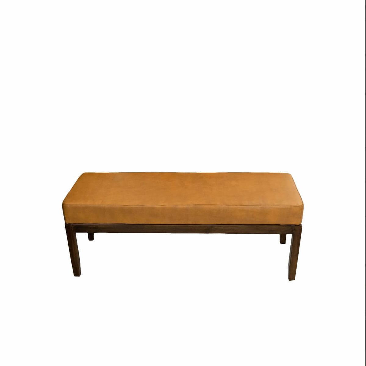 Austin MCM Genuine Leather Bench - Revel Sofa 