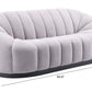 Bhutan Modern Channel Tufted Sofa 85" - Revel Sofa 