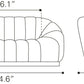 Bhutan Modern Channel Tufted Sofa 85" - Revel Sofa 