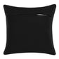 Black And White Polyester Zebra Print Zippered Throw Pillow 20"x20"