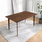 Carlos MCM Solid Wood Dining Table 59" - Revel Sofa 