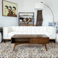 Caroline MCM Teak Solid Wood Coffee Table 48" - Revel Sofa 