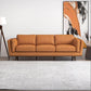 Chase MCM Style Genuine Leather Sofa 91" - Revel Sofa 