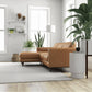 Chase MCM Leather Chaise Sectional Sofa 92" - Revel Sofa 