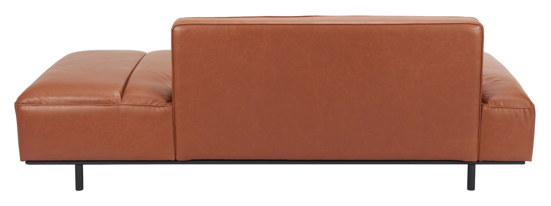Confection Faux Leather Sofa Couch Day Bed 79" - Revel Sofa 