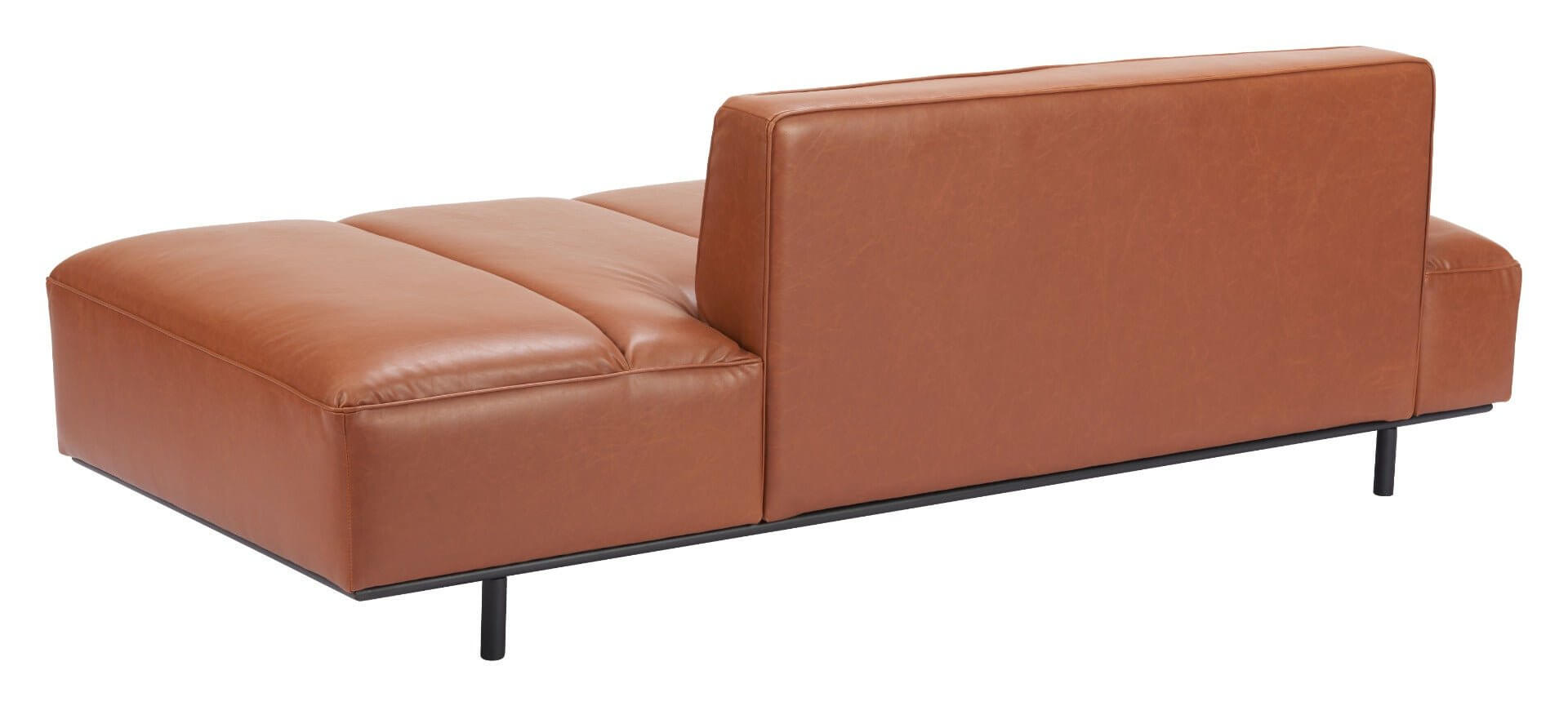 Confection Faux Leather Sofa Couch Day Bed 79" - Revel Sofa 