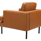 Decade MCM Faux Leather Accent Lounge Chair - Revel Sofa 