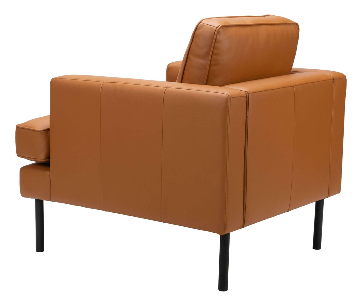 Decade MCM Faux Leather Accent Lounge Chair - Revel Sofa 
