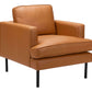 Decade MCM Faux Leather Accent Lounge Chair - Revel Sofa 