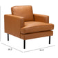 Decade MCM Faux Leather Accent Lounge Chair - Revel Sofa 