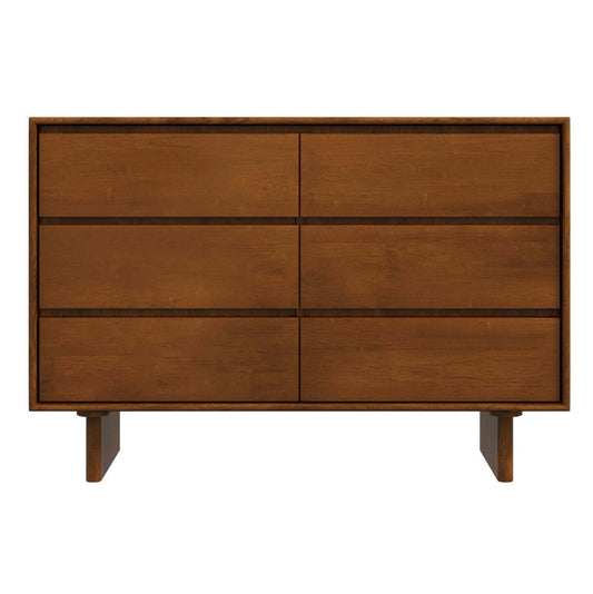 Dubrovnik MCM Style Walnut Dresser With 6 Drawers (47") - Revel Sofa