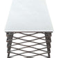 Duchess Rectangular Coffee Table White Marble Top - Revel Sofa 