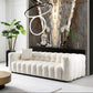 Eden Modern Glam Chesterfield Boucle Sofa 90" - Revel Sofa 
