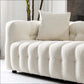 Eden Modern Glam Chesterfield Boucle Sofa 90" - Revel Sofa 