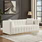 Eleanor MCM Tufted Beige Boucle Sofa 85" - Revel Sofa 