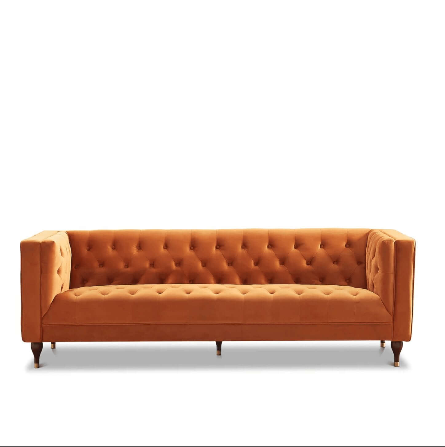 Evelyn MCM Tufted Chesterfield Sofa 88" - Revel Sofa 