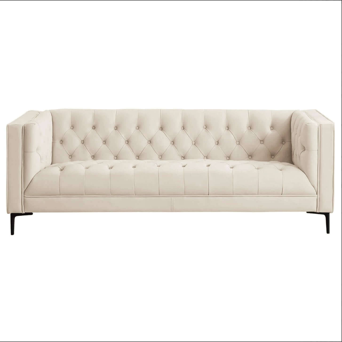 Evelyn MCM Tufted Chesterfield Sofa 88" - Revel Sofa 