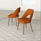 Juliana MCM Upholstered Dining Chair (Set of 2) - Revel Sofa 